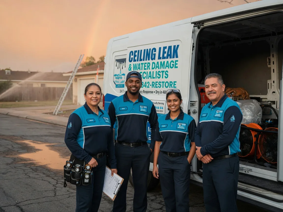 Ceiling Leak Cleanup company in Hawaiian Gardens, CA